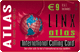 Linx Atlas International 9 Euros collectible collectable prepaid pre paid pre-paid calling phone card cards year 2002 greece greek