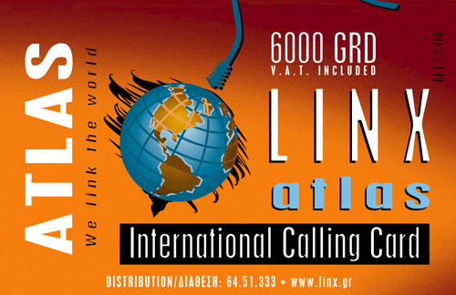 LINX Atlas Far East Atlas Extra Atlas International Atlas Premium EasyLine easy line Greek drachmas GRD greece collectible collectable prepaid pre paid pre-paid calling phone telecards telephony telephone card cards